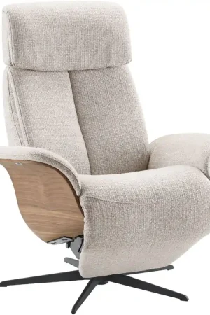 Meest Verkocht INHOUSE Relaxfauteuil Hintas Light Grey M